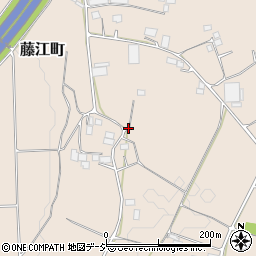 栃木県鹿沼市藤江町周辺の地図