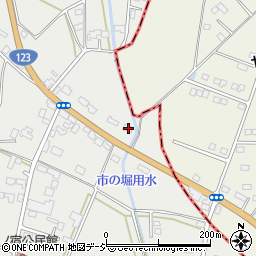 栃木県芳賀郡市貝町赤羽1149-21周辺の地図