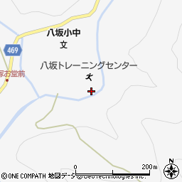 長野県大町市八坂東大塚周辺の地図