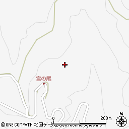 長野県大町市八坂宮の尾7225周辺の地図