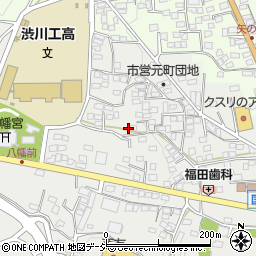 群馬県渋川市渋川元町55周辺の地図