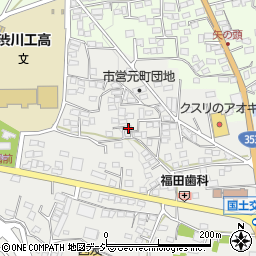 群馬県渋川市渋川元町55-4周辺の地図