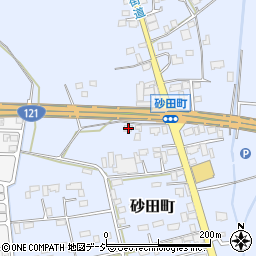 栃木県宇都宮市砂田町443周辺の地図
