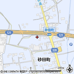 栃木県宇都宮市砂田町443周辺の地図