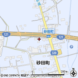 栃木県宇都宮市砂田町443-2周辺の地図