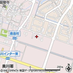 石川県白山市鹿島町に周辺の地図