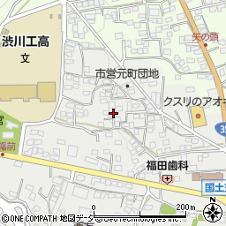 群馬県渋川市渋川元町57-5周辺の地図