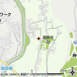 長野県大町市社松崎6365周辺の地図