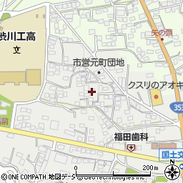 群馬県渋川市渋川元町78-7周辺の地図