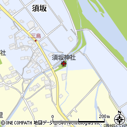 須坂神社周辺の地図