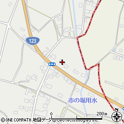 栃木県芳賀郡市貝町赤羽1864周辺の地図