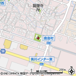 石川県白山市鹿島町（ル）周辺の地図