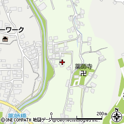 長野県大町市社松崎6327周辺の地図