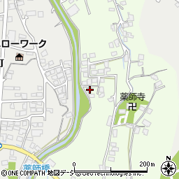 長野県大町市社松崎6325周辺の地図