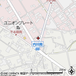 長野県千曲市内川577周辺の地図