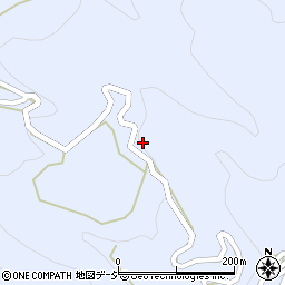 長野県長野市大岡乙周辺の地図
