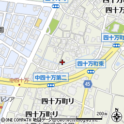 石川県金沢市四十万町北カ19周辺の地図