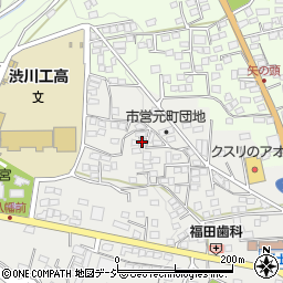 群馬県渋川市渋川元町76周辺の地図