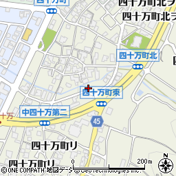 石川県金沢市四十万町北カ14周辺の地図
