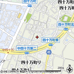 石川県金沢市四十万町北カ18周辺の地図