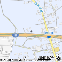 栃木県宇都宮市砂田町301周辺の地図