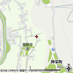 長野県大町市社松崎6240周辺の地図