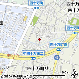 石川県金沢市四十万町北カ28周辺の地図