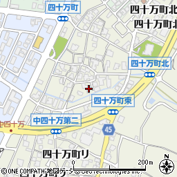 石川県金沢市四十万町北カ17周辺の地図