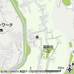 長野県大町市社松崎6320周辺の地図