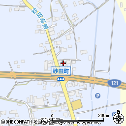 栃木県宇都宮市砂田町493周辺の地図