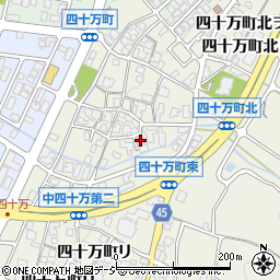 石川県金沢市四十万町北カ10周辺の地図