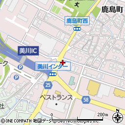 石川県白山市鹿島町（ち）周辺の地図