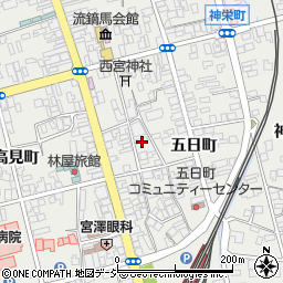 長野県大町市大町（日の出町）周辺の地図