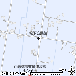 松下公民館周辺の地図