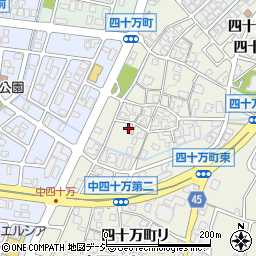 石川県金沢市四十万町北カ25周辺の地図