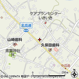 茨城県那珂市瓜連1656周辺の地図