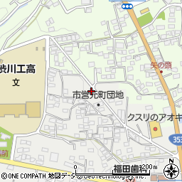 群馬県渋川市渋川元町74周辺の地図