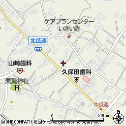 茨城県那珂市瓜連1656-2周辺の地図