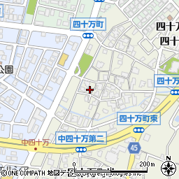 石川県金沢市四十万町北カ38周辺の地図