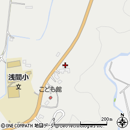 長野原町役場　へき地診療所周辺の地図