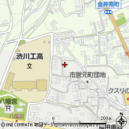 群馬県渋川市渋川元町71周辺の地図