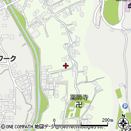 長野県大町市社松崎6305周辺の地図