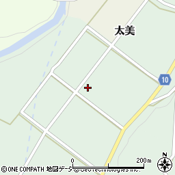 富山県南砺市太美111周辺の地図