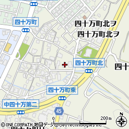 石川県金沢市四十万町北カ48周辺の地図
