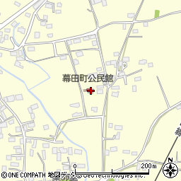 幕田町公民館周辺の地図