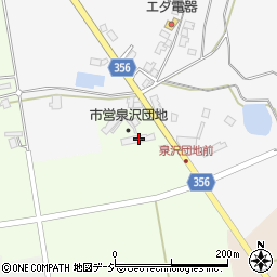 市営泉沢団地１号棟周辺の地図