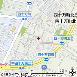 石川県金沢市四十万町北カ46周辺の地図