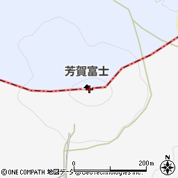 芳賀富士周辺の地図