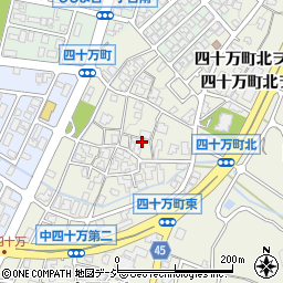 石川県金沢市四十万町北カ周辺の地図
