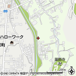 長野県大町市社松崎6300周辺の地図